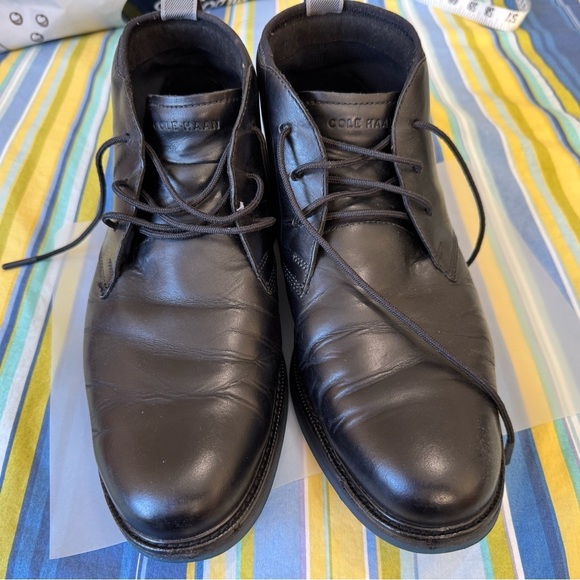 mens cole haan grand360 black Boots 9w - Picture 2 of 12